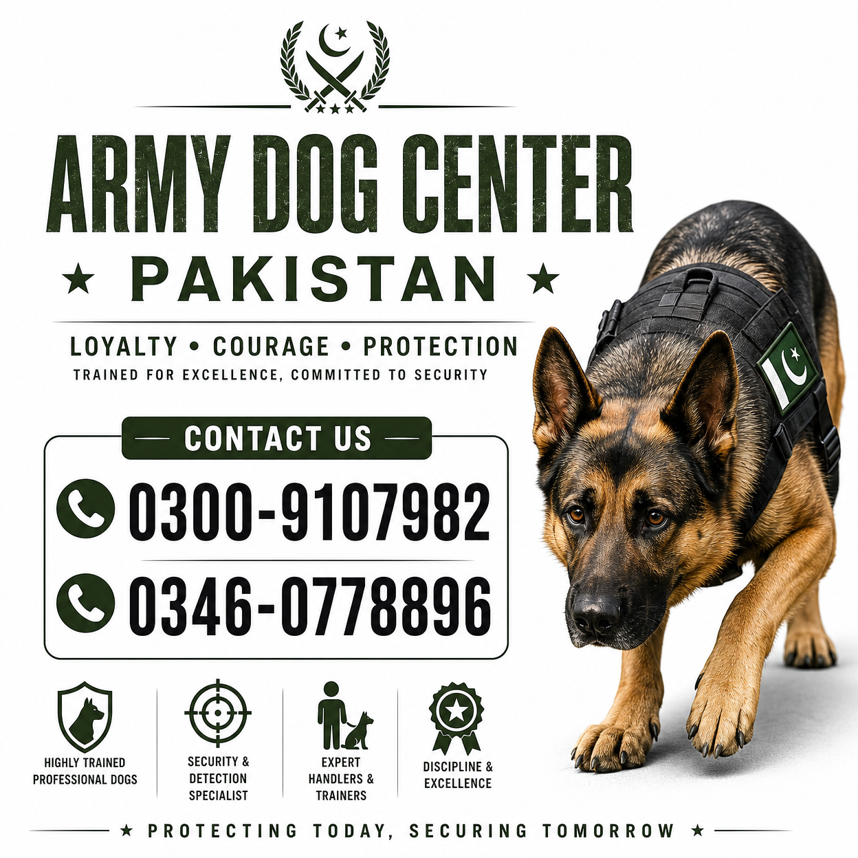 Army Dog Center Pakistan Professional K9 Security and Investigation Services